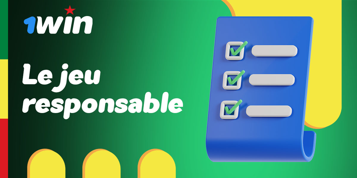 Jeu responsable pour les utilisateurs sénégalais de 1win